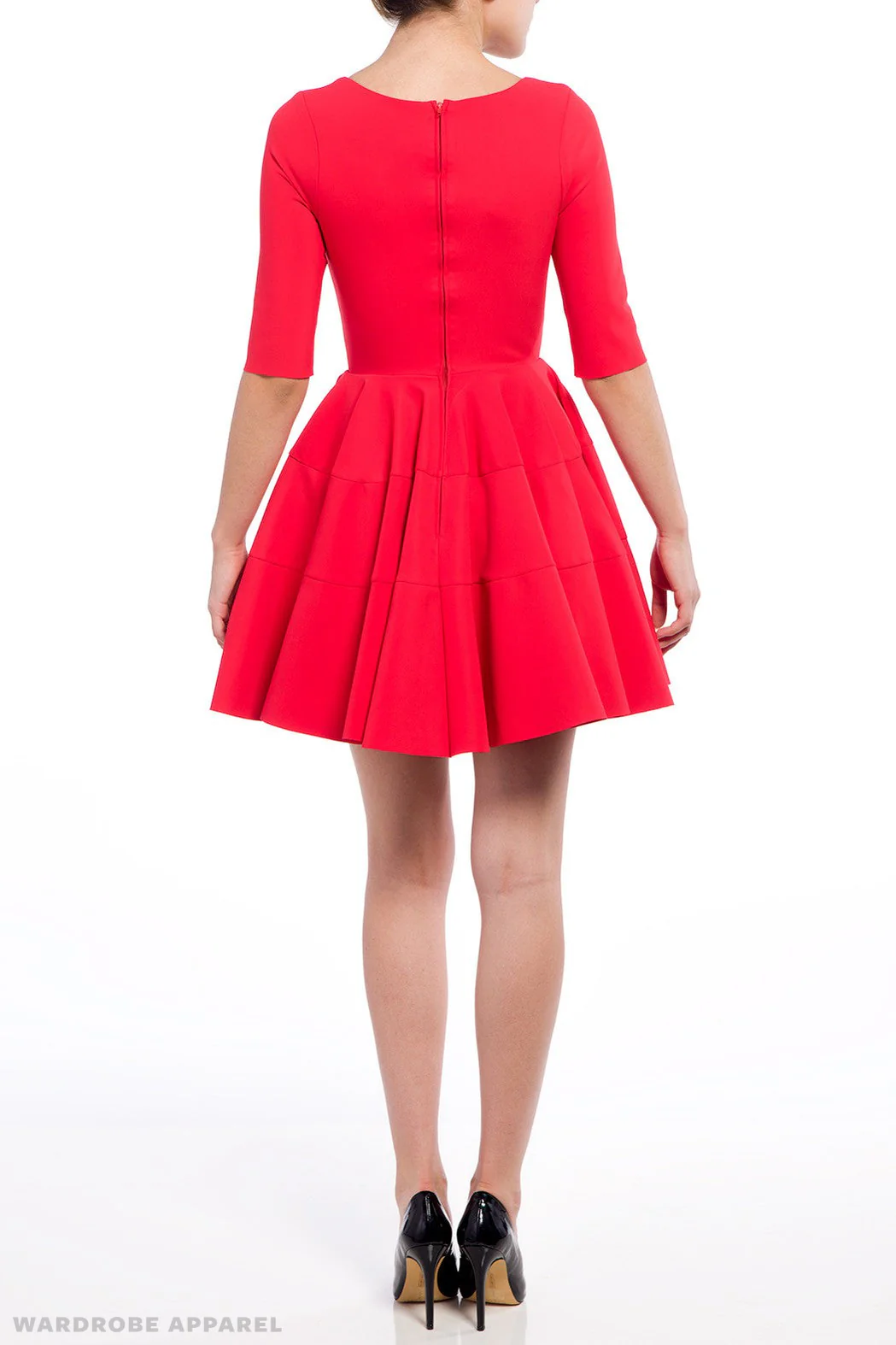 Greta Constantine - 1/2 Sleeve Skater Dress - Image 4