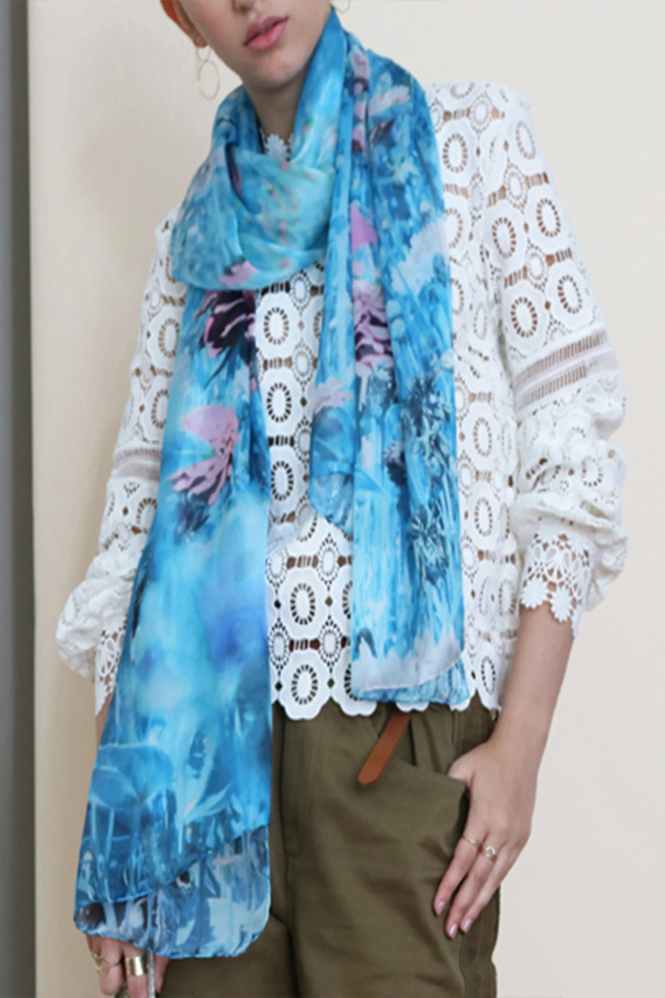 JANE CARR Prairie Stole Scarf - Image 4