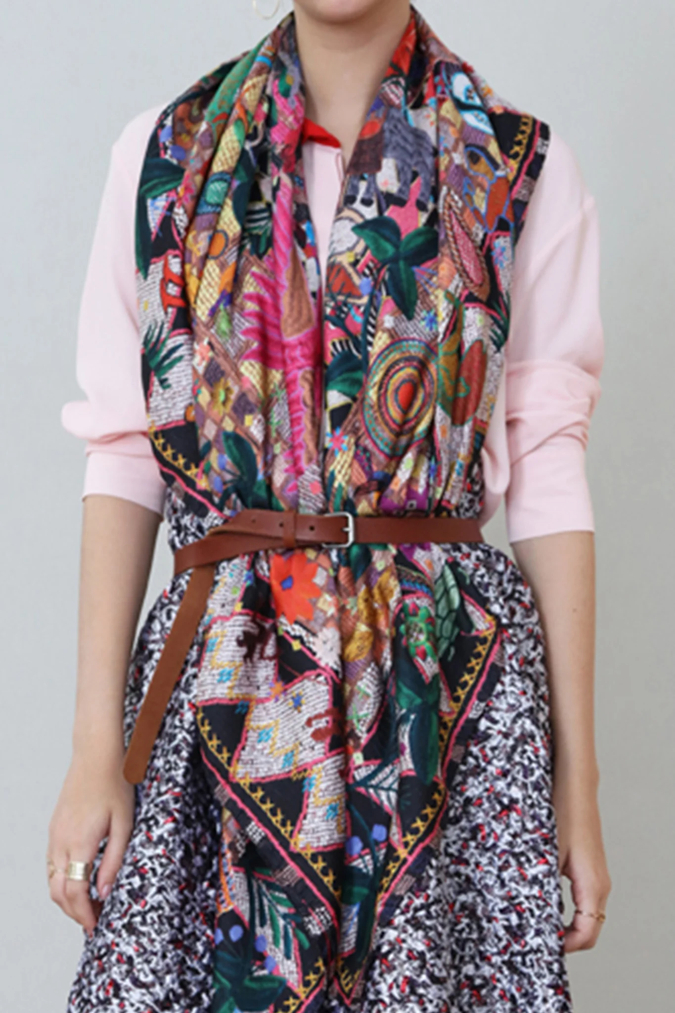 JANE CARR Souk Square Scarf - Image 5