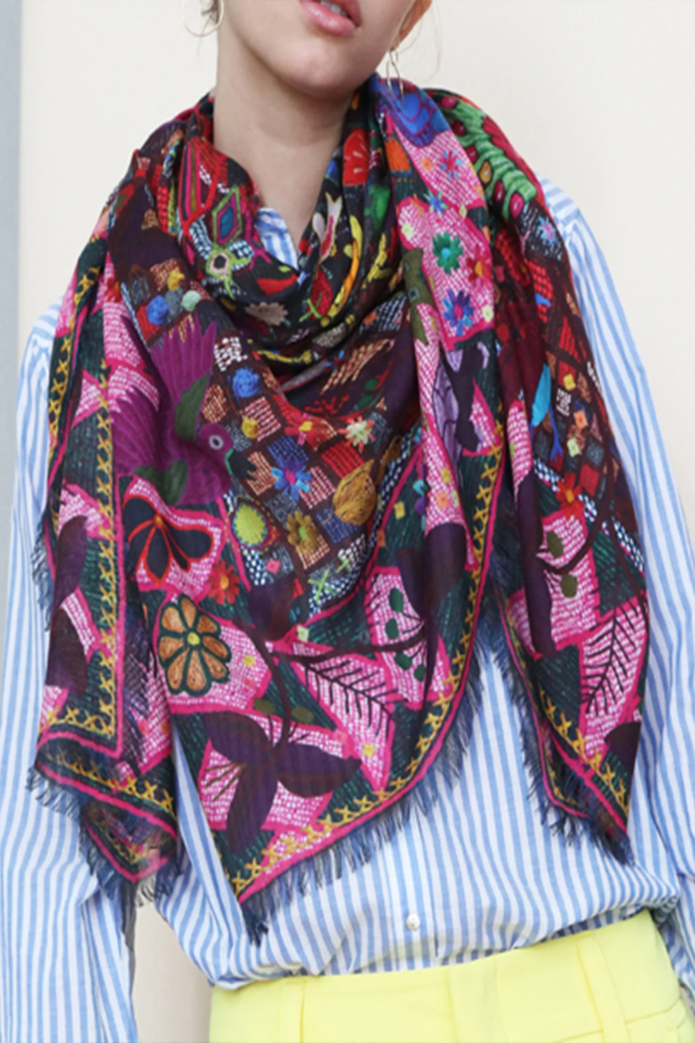 JANE CARR Souk Square Scarf - Image 7